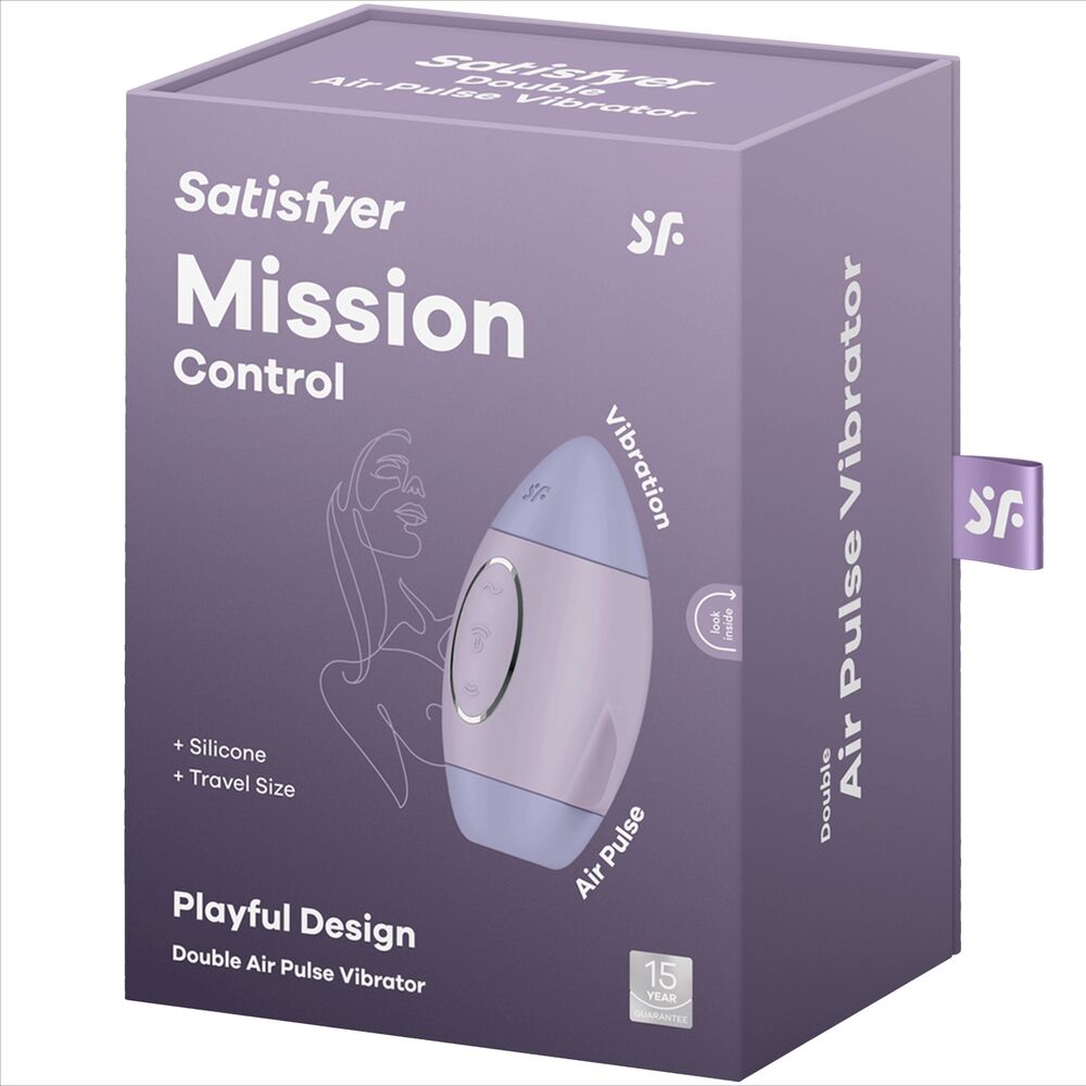 Satisfyer Mission Control Lilac Small - Vibrador de Doble Impulso