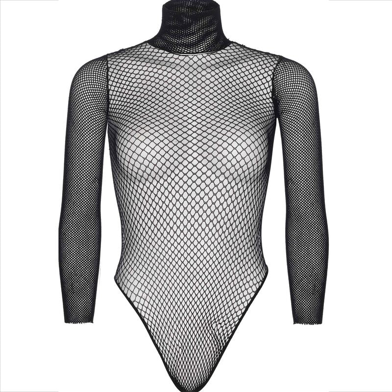 Leg Avenue Teddy Cuello Alto Fishnet