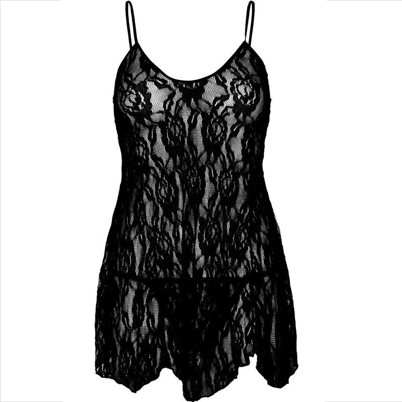 Leg Avenue Chemise Flower Lace - Lencería Erótica con Encaje Floral