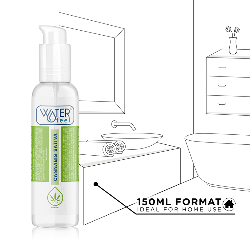 Waterfeel Cannabis Lubricant 150 ml - Lubricante Íntimo