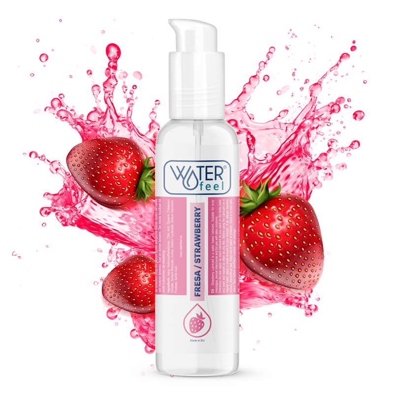 Waterfeel Lubricante Sensual Base de Agua Sabor Fresa 175 ml