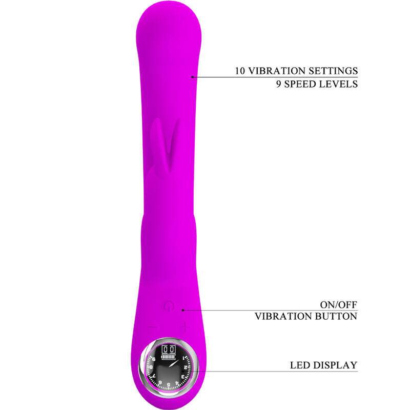 Pretty Love Lamar Rabbit Vibrator & Violet G-Spot