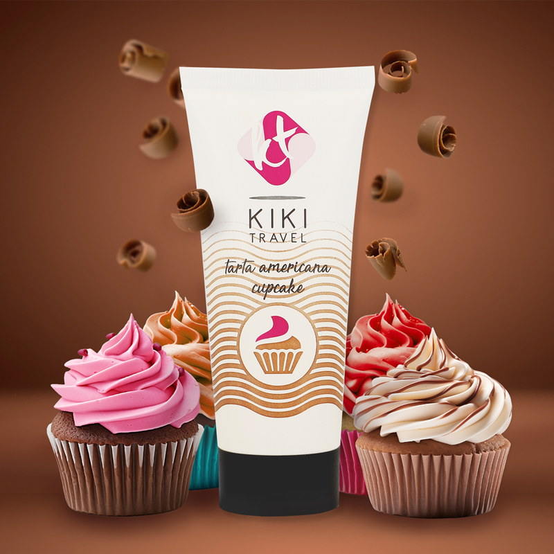 Kiki Travel Gel Deslizante Sabor Tarta Americana Cupcake 50 ml