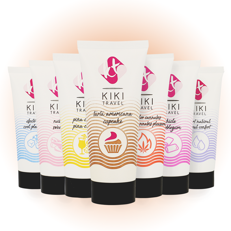 Kiki Travel Gel Deslizante Sabor Tarta Americana Cupcake 50 ml