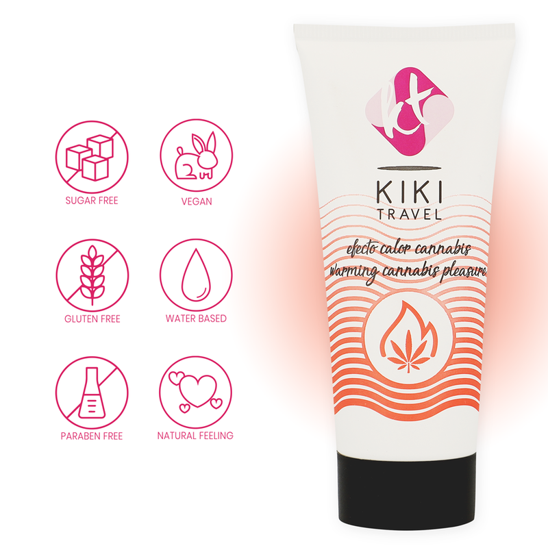 Kikí Travel Cannabis Hot Effect Lubricant 50 ml