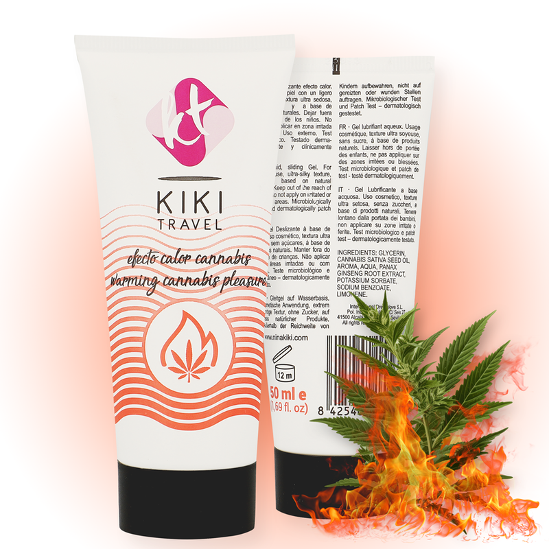 Kikí Travel Cannabis Hot Effect Lubricant 50 ml