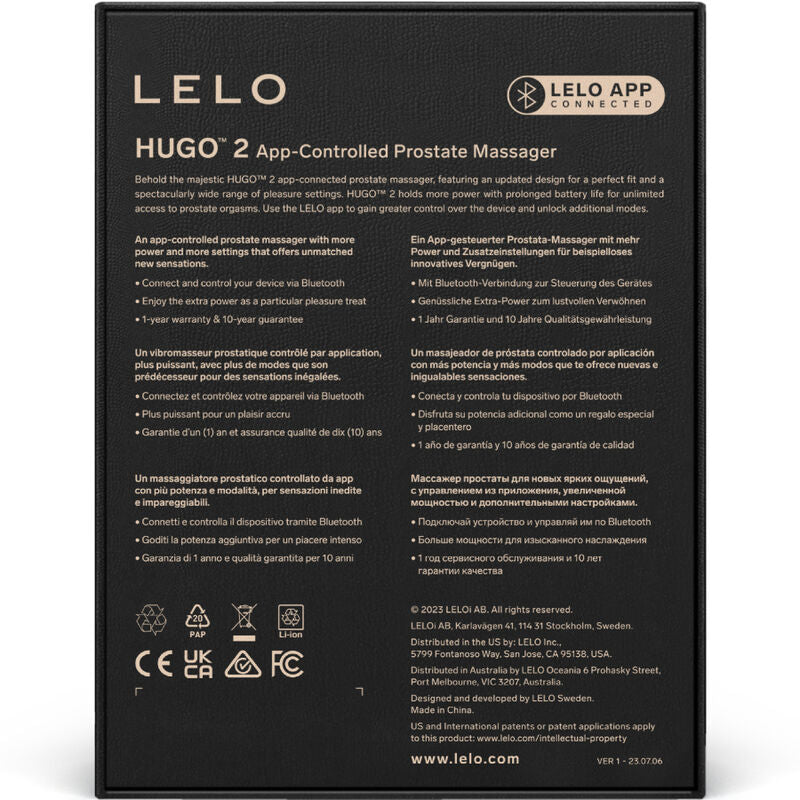 LELO Hugo 2 Green - Masajeador de Próstata