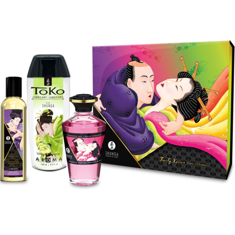 Shunga Fruity Kisses Collection - Kit de Masaje