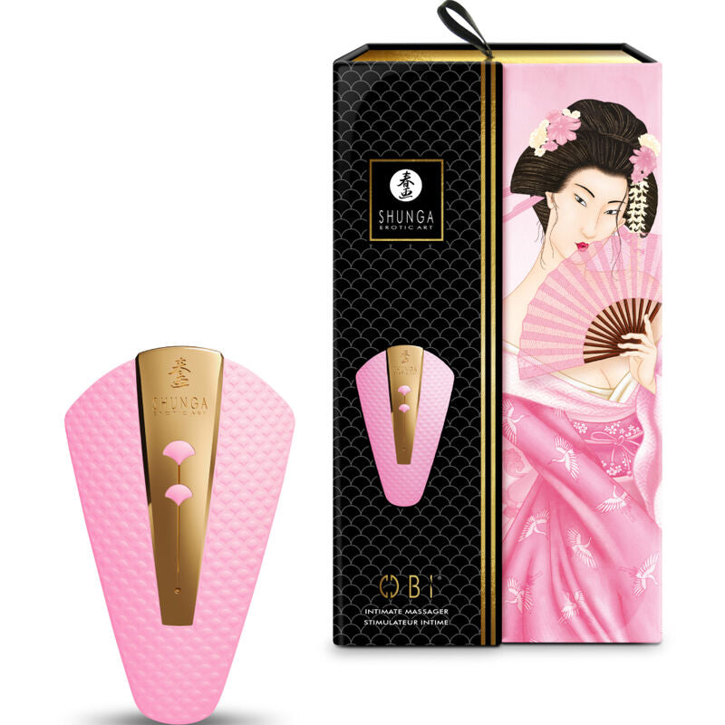 Shunga Obi Intimate Massager Pink