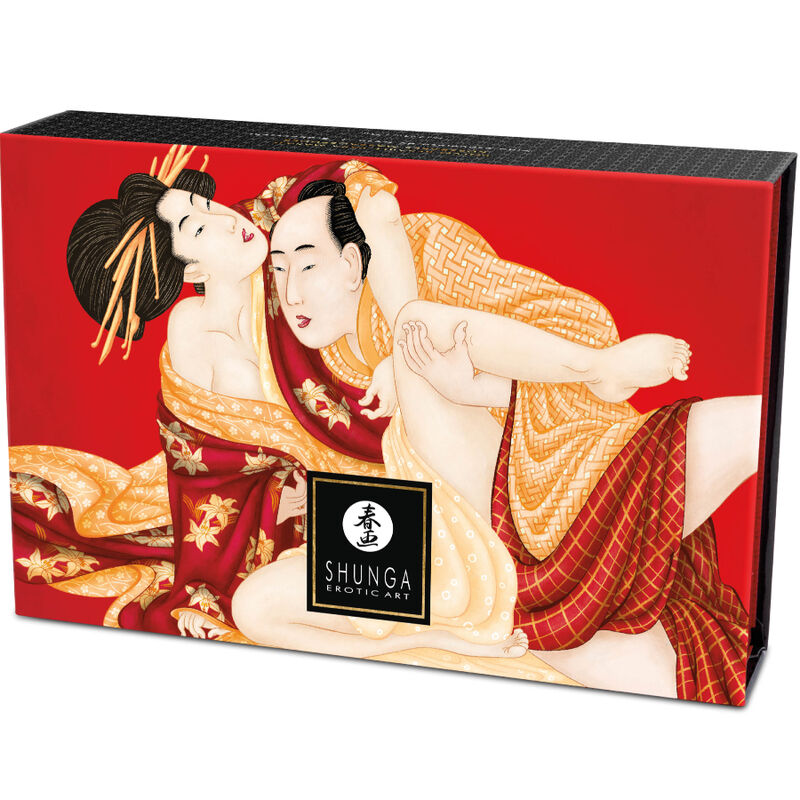 Shunga Strawberry Edible Massage Powder Kit
