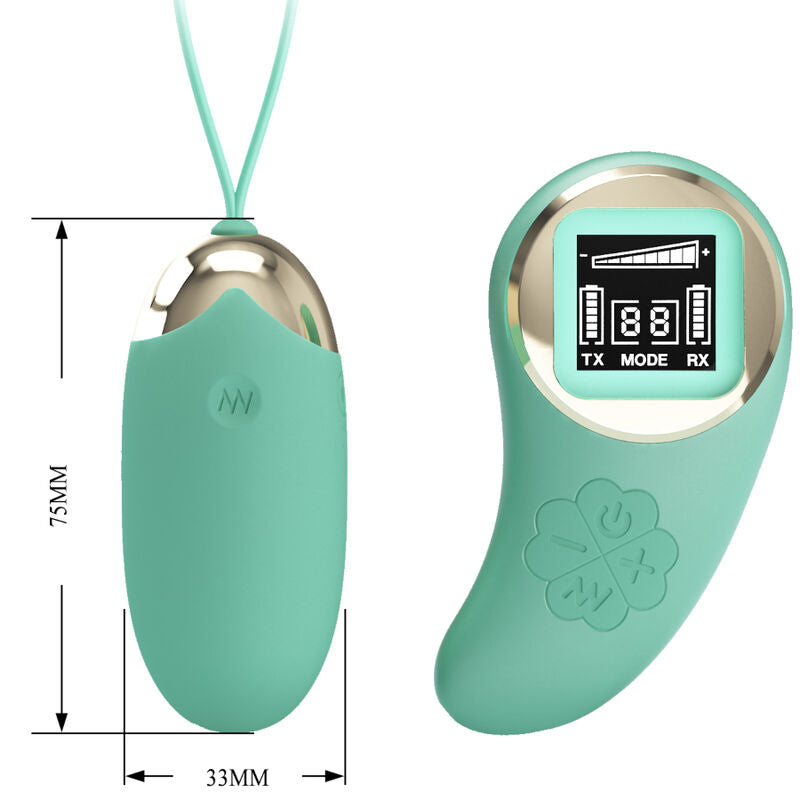 Pretty Love Green Remote Control Vibrating Egg Mine