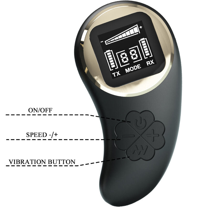Pretty Love Nathan Double Pleasure Vibrator con Control Remoto