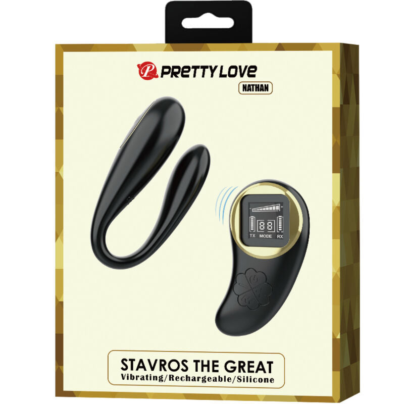 Pretty Love Nathan Double Pleasure Vibrator con Control Remoto