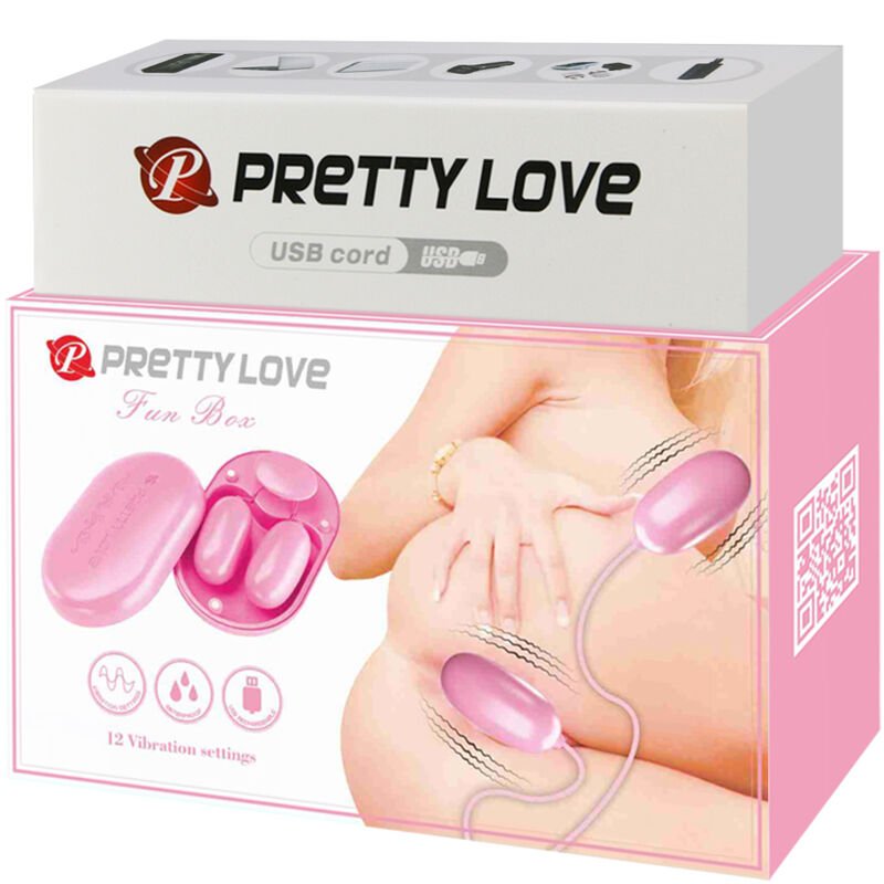 Pretty Love Fun Box Pink - Vibrating Bullet