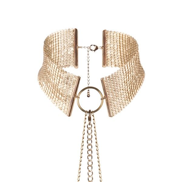 Bijoux Désir Métallique - Collar Metálico Dorado de Malla