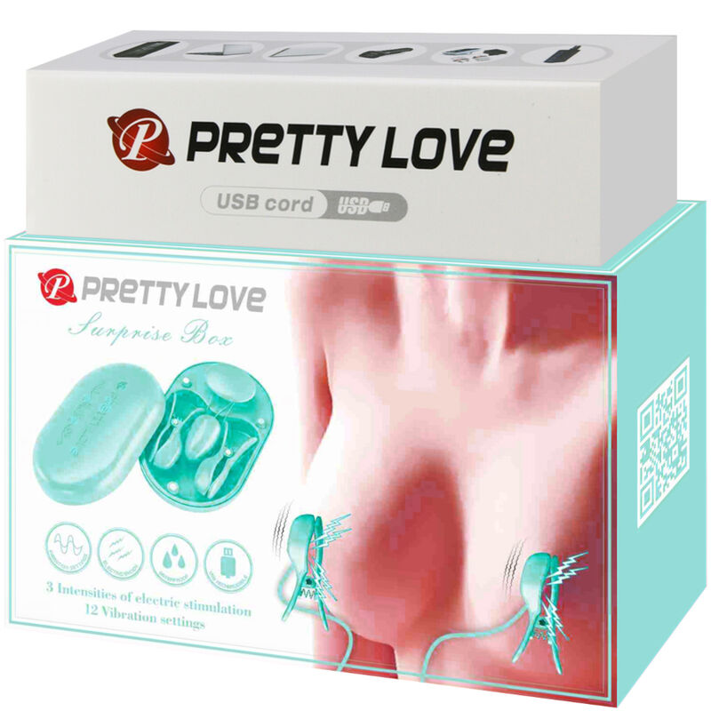 Pretty Love Surprise Box Blue - Estimulador con Tecnología Electro
