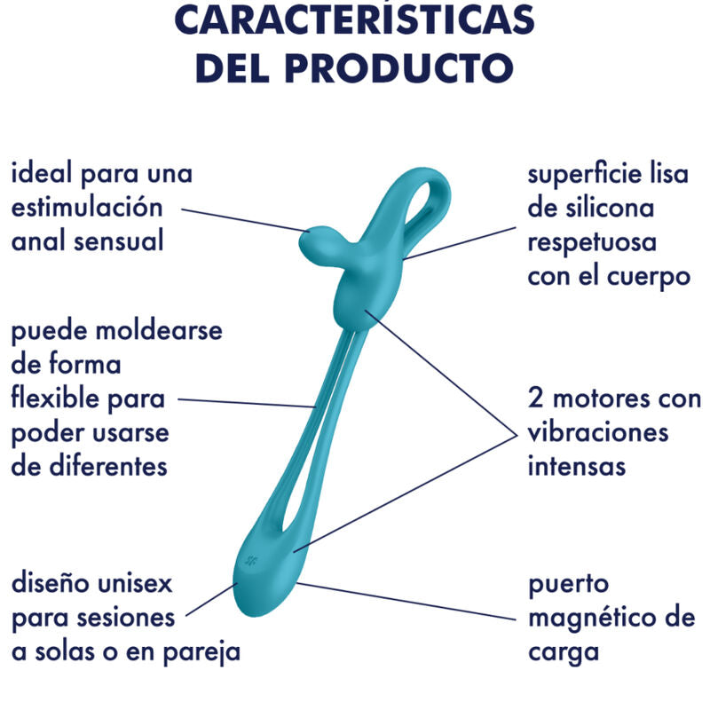 Satisfyer Plug & Play 1 - Vibrador Flexible Multifunción