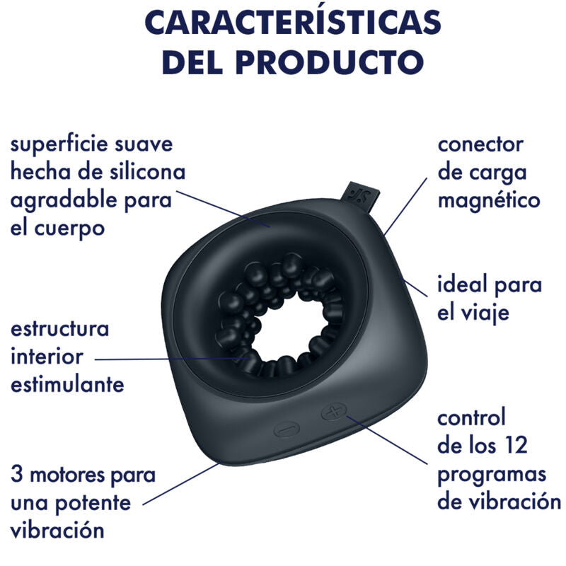 Satisfyer Ring Stroker - Masturbador y Vibrador