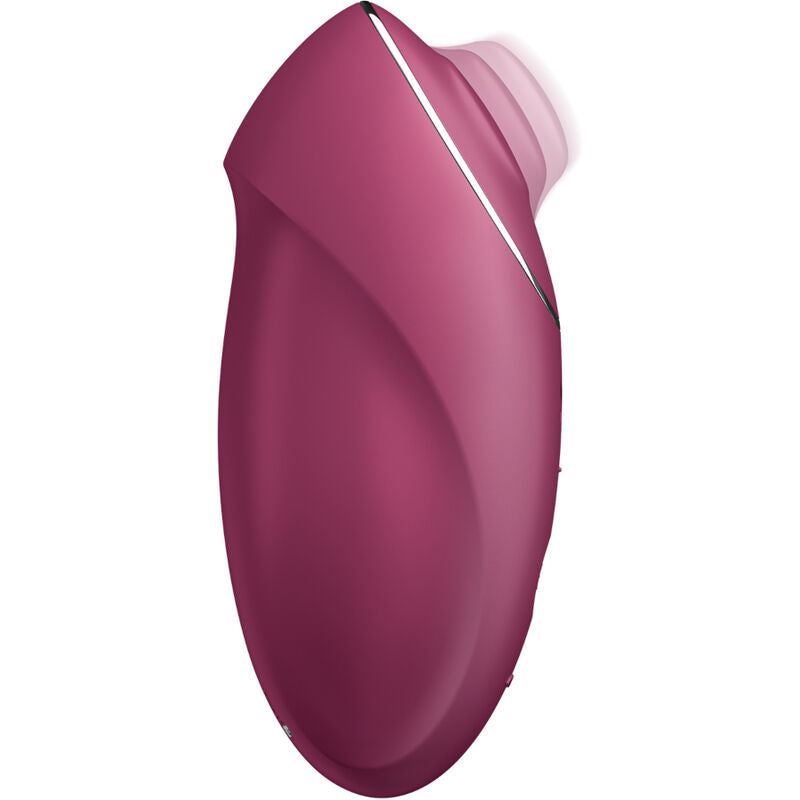 Satisfyer Tap & Climax 1 Lay-On Vibrator Rojo