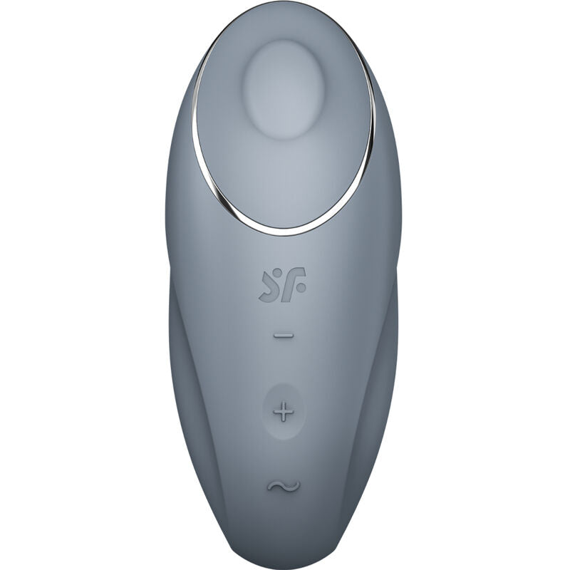 Satisfyer Tap & Climax 1 Lay-On Vibrator Gris