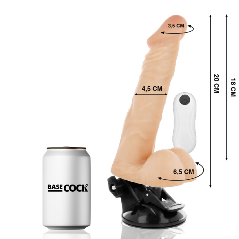 Basecock Articulable Realista Control Remoto 20 cm
