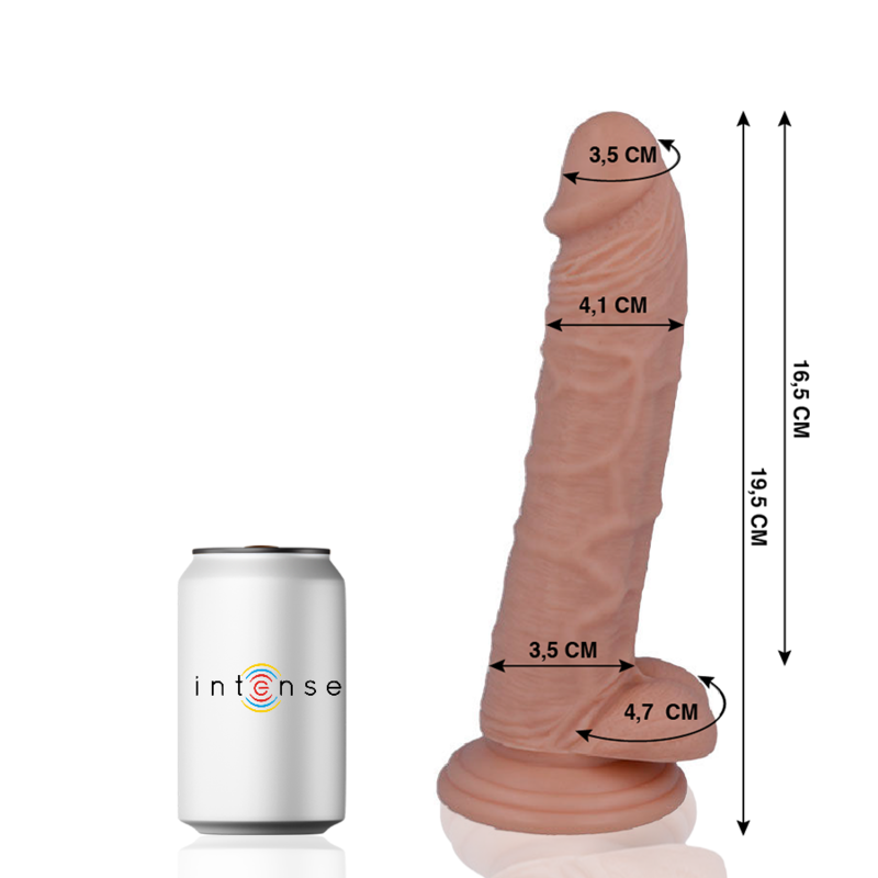 Mr Intense 15 Pene Realístico 19.5cm - Diámetro 4.1cm