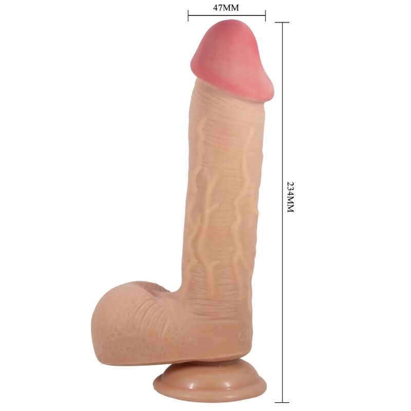 Pretty Love Sliding Skin Series - Dildo Realista con Ventosa 23.4 cm