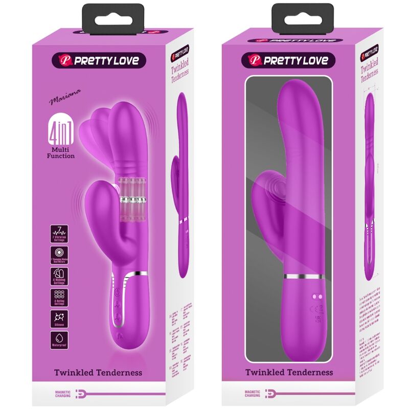 Pretty Love Multifunction G-Spot Vibrator Fuchsia