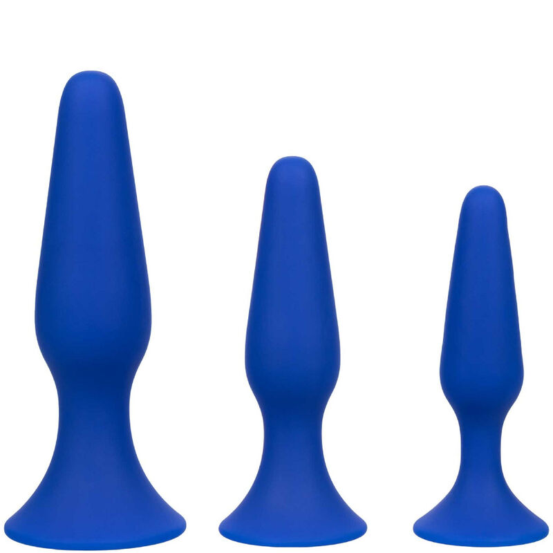 CalExotics Admiral Kit 3 Anal Plug Blue