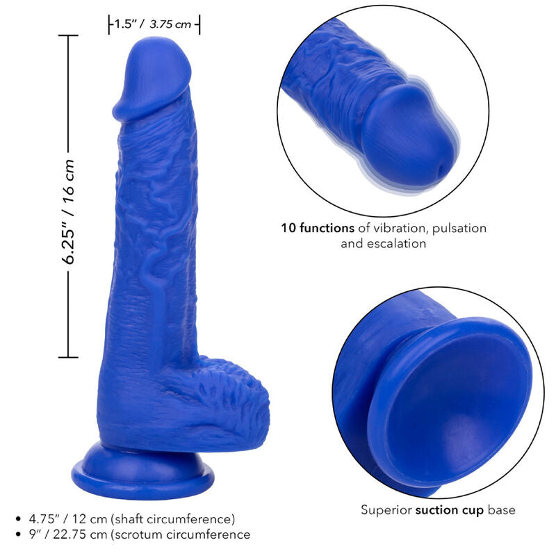 Admiral Sailor Realistic Dildo Vibrator Blue - CalExotics