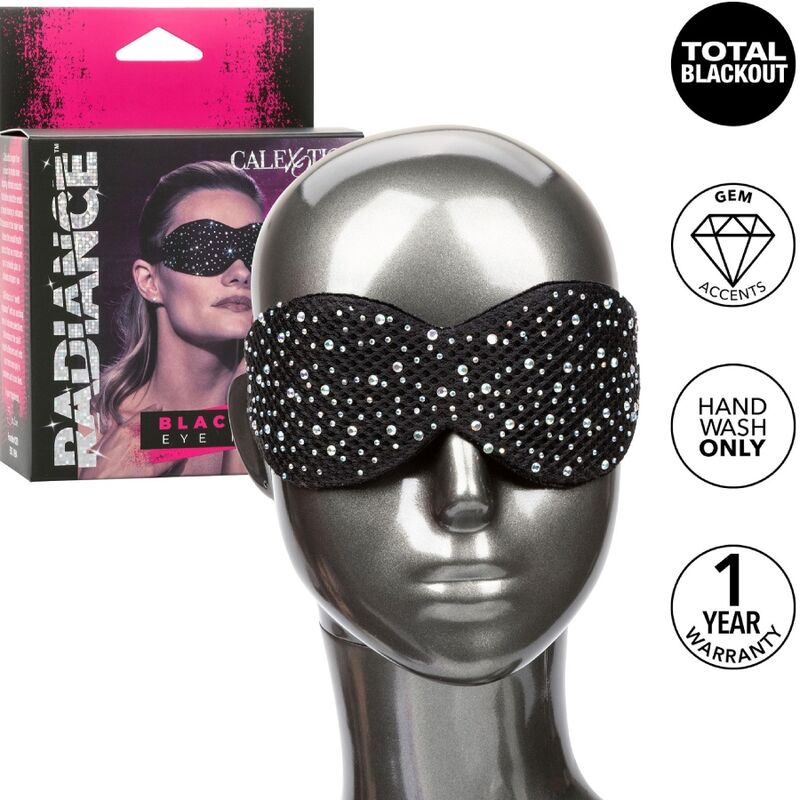 Máscara para los Ojos Blackout Radiance con Diseño Texturizado