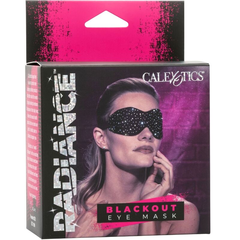 Máscara para los Ojos Blackout Radiance con Diseño Texturizado