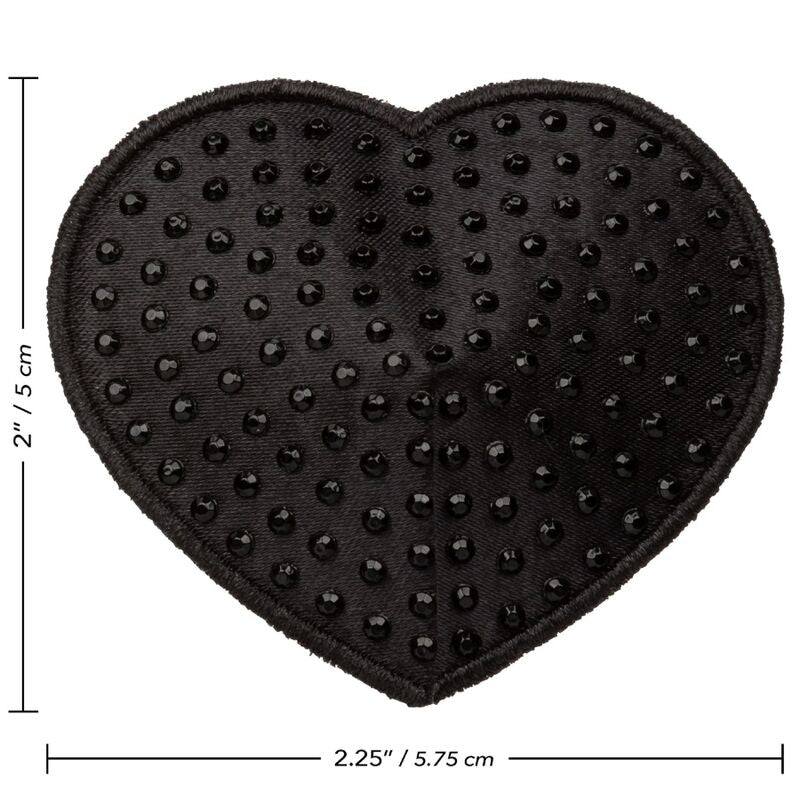CalExotics Radiance - Protectores de Pezones con Joya en Forma de Corazón