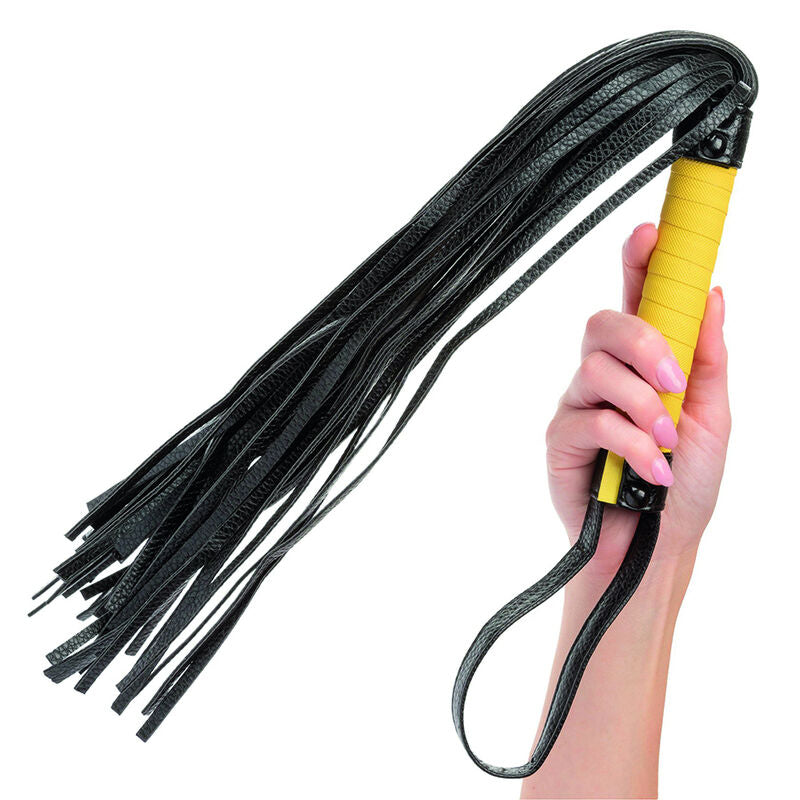 CalExotics Boundless Flogger - Látigo BDSM de Cuero Vegano