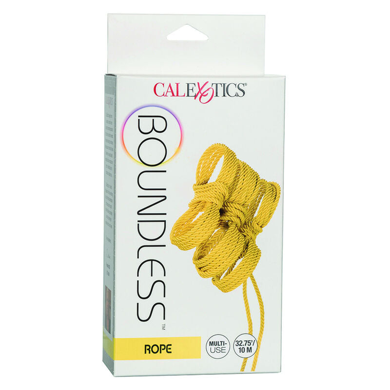 CalExotics Boundless Rope 10M Amarillo - Cuerda de Bondage Profesional