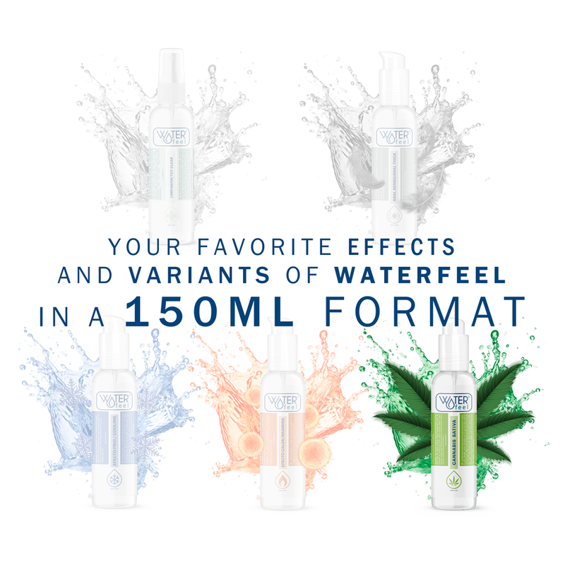 Waterfeel Cannabis Lubricant 150 ml - Lubricante Íntimo