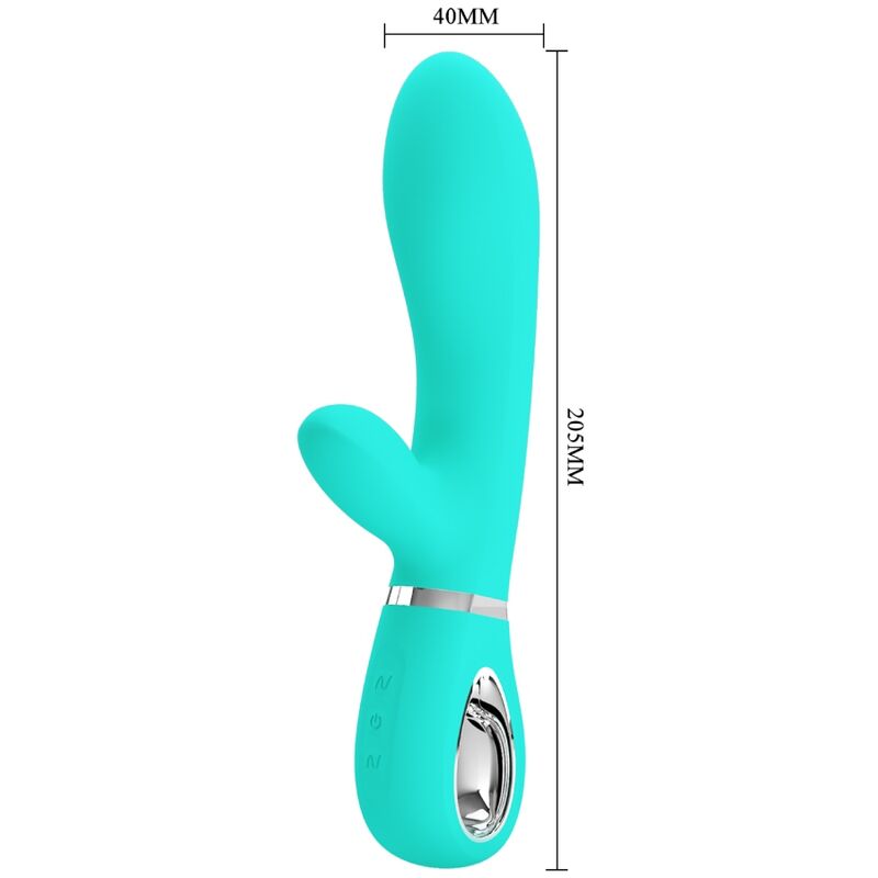 Pretty Love Thomas Vibrador Multifunción Punto G Aqua Green