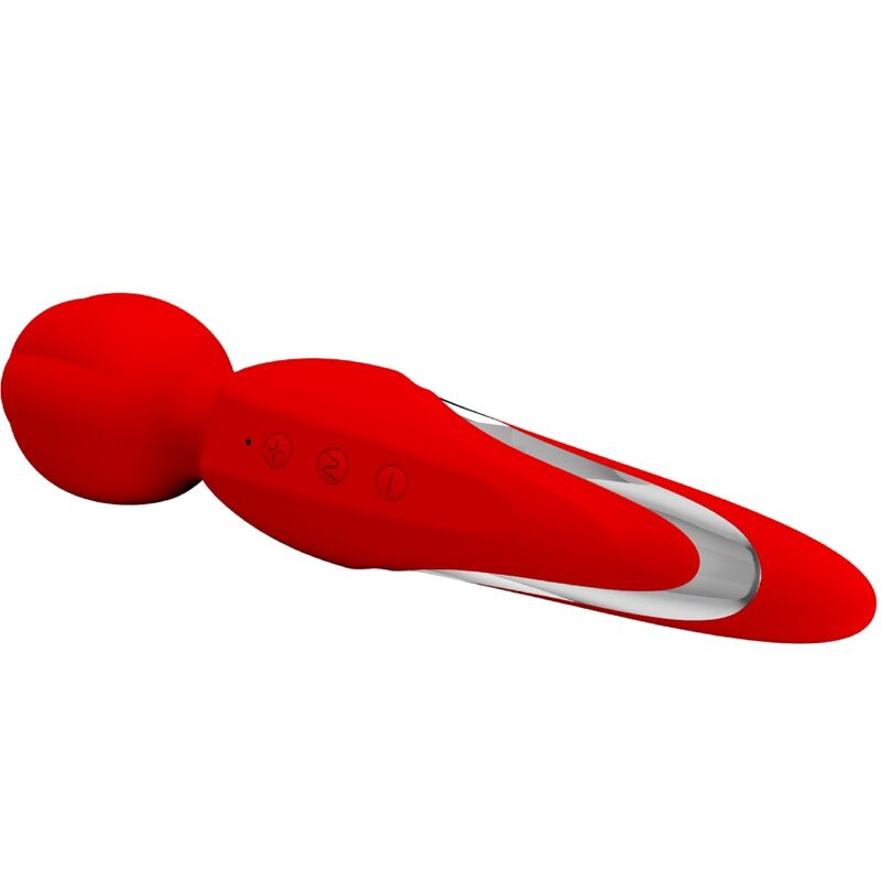 Pretty Love Walter Vibrator Wand Red - Masajeador