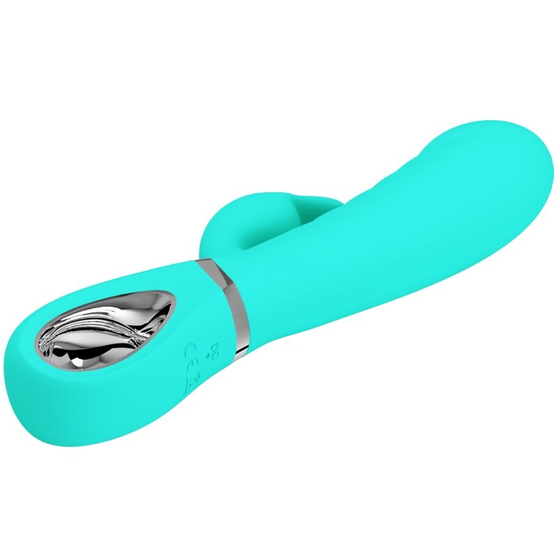 Pretty Love Prescott - Vibrador Multifunción G-Spot Aqua Green