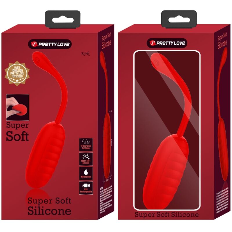 Pretty Love Kirk Vibrador Recargable Rojo