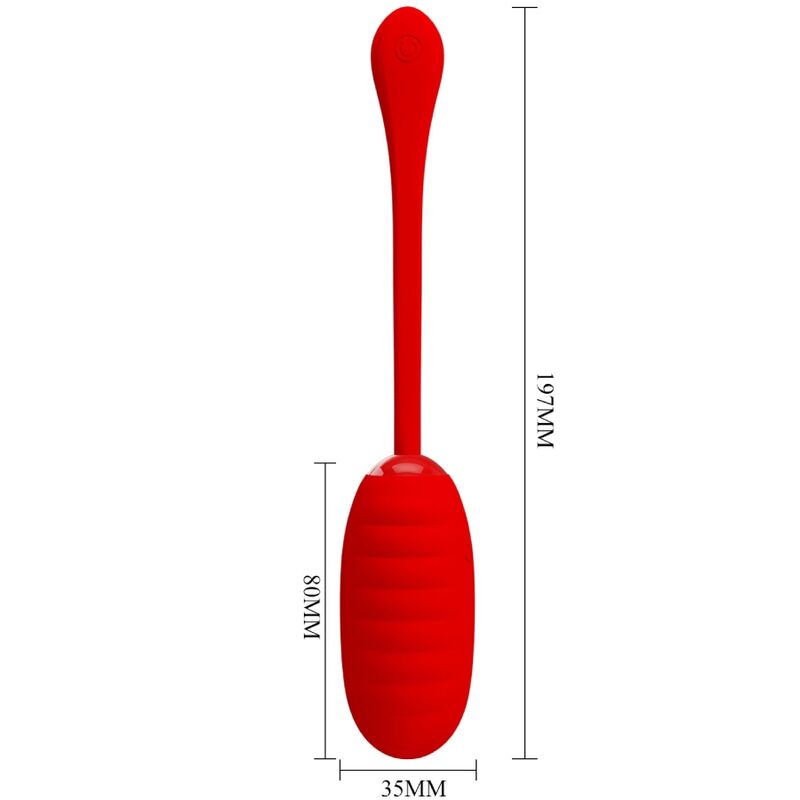 Pretty Love Kirk Vibrador Recargable Rojo