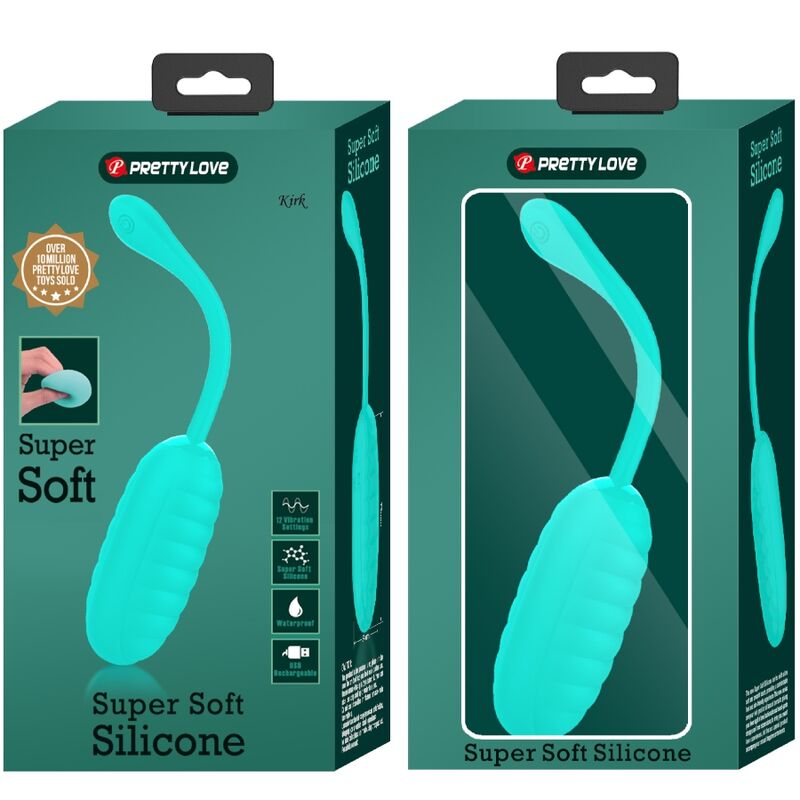 Pretty Love Kirk Vibrador Recargable Aqua Green