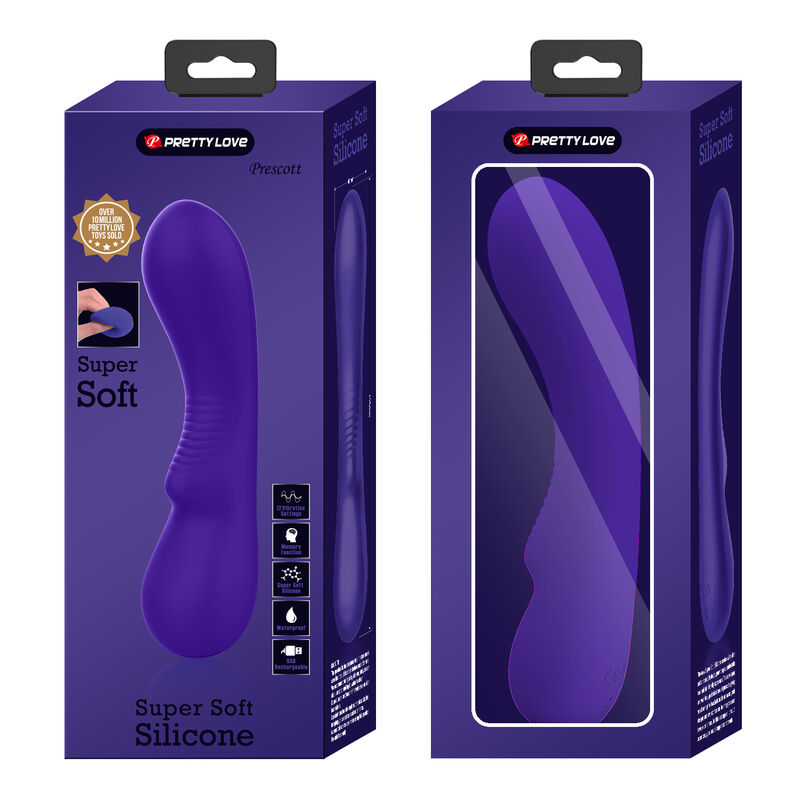 Pretty Love Prescott Vibrador Recargable Púrpura