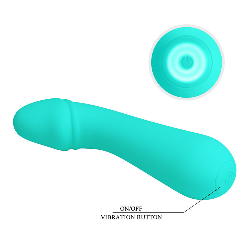 Pretty Love Cetus Vibrador Recargable Aqua Green