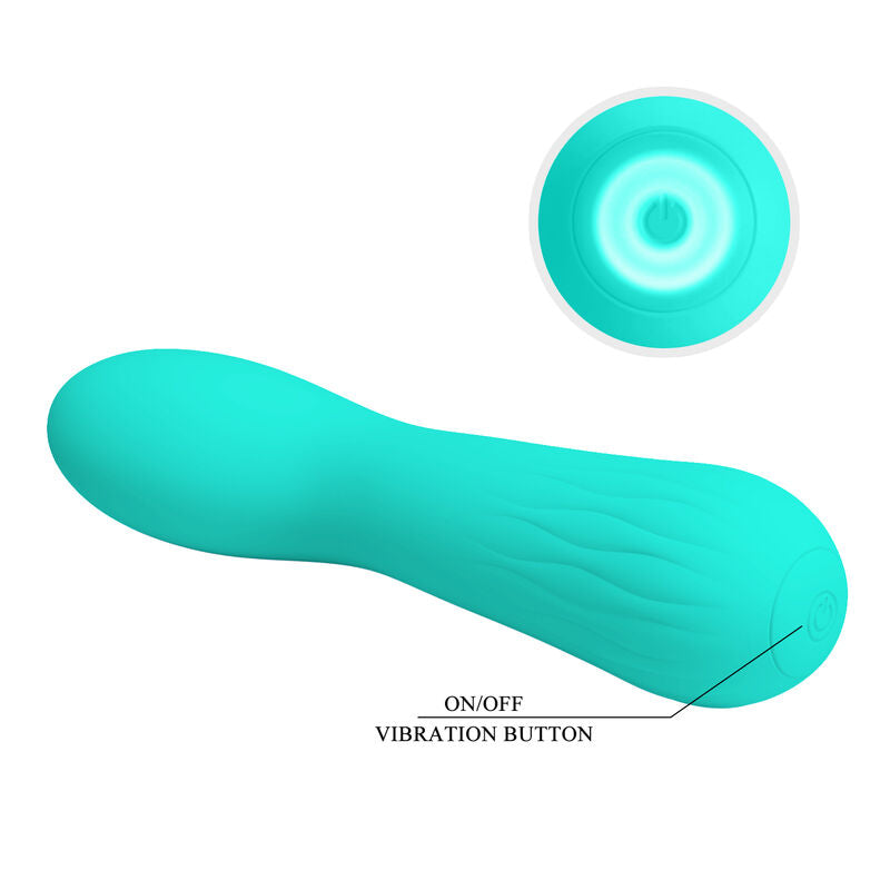 Pretty Love Faun Vibrador Recargable Aqua Green