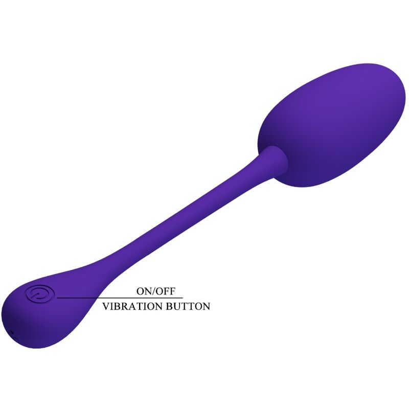 Pretty Love Knucker Purple - Huevo Vibrador Recargable