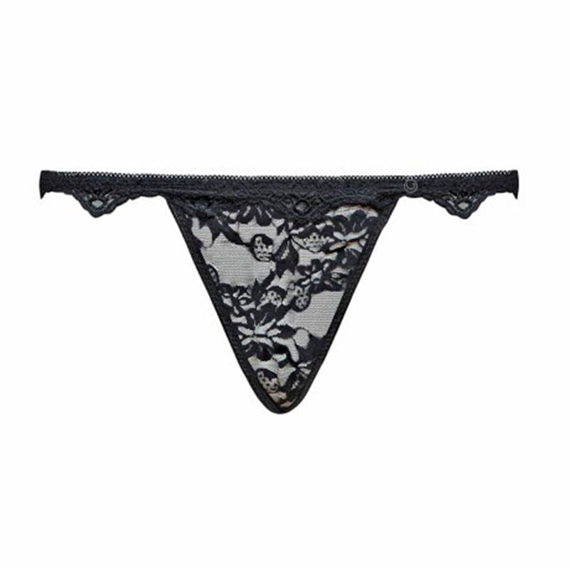 Conjunto Lencería Livco Corsetti Belita LC 90231 Negro L/XL - Sujetador, Braguita y Liguero