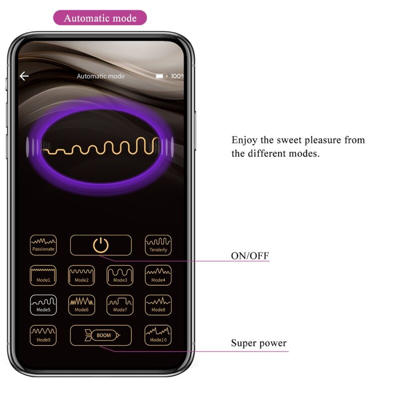 Pretty Love Jayleen Vibrador Control Remoto App Púrpura