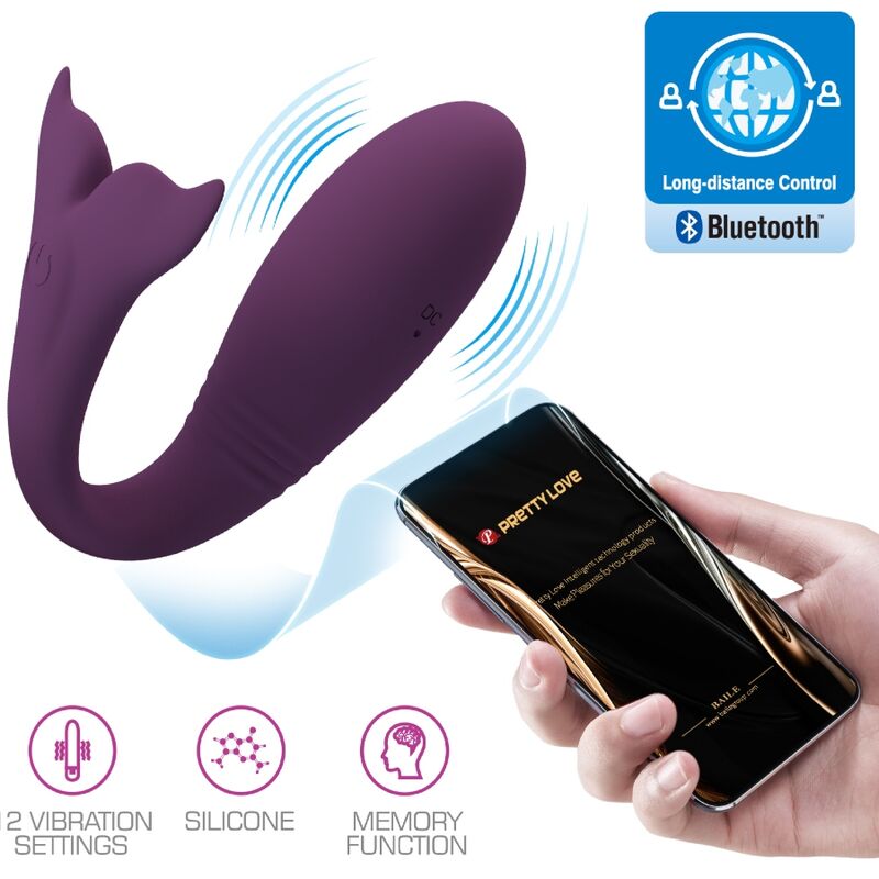 Pretty Love Jayleen Vibrador Control Remoto App Púrpura