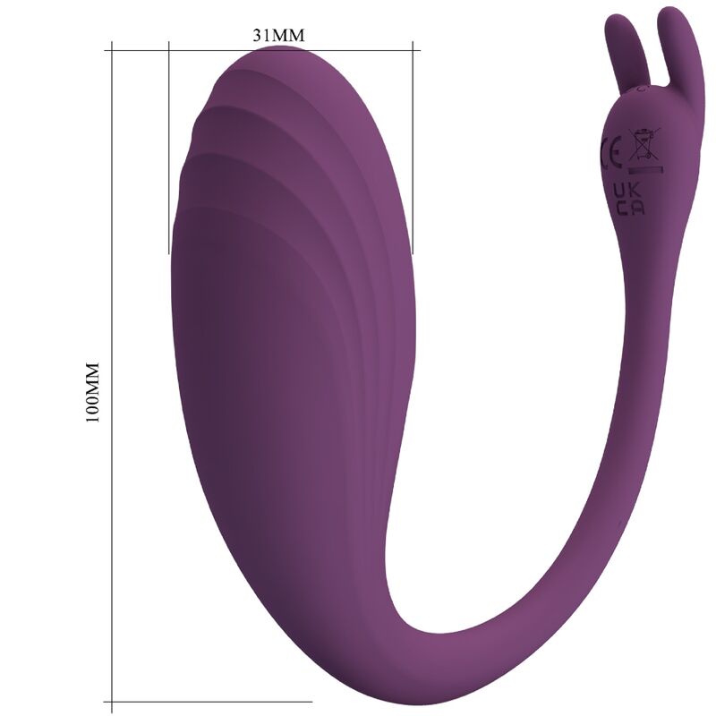 Pretty Love Catalina Vibrador con Control Remoto por App - Púrpura